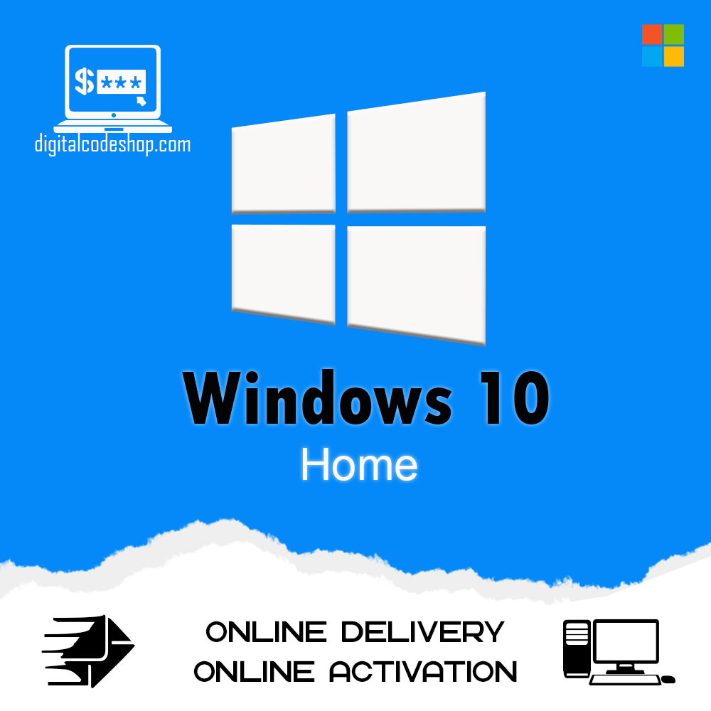 Window 10 Home License - Digital Code Shop